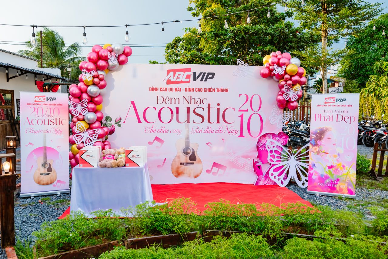 ĐÊM NHẠC ACOUSTIC 20/10 – Không gian lãng mạn cho một đêm 20/10 đầy cảm xúc